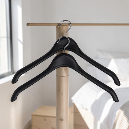 Vibt Non-Slip Slim Clothing Hangers - Seamless Space-Saving Wardrobe Organizers (Pack of 10)