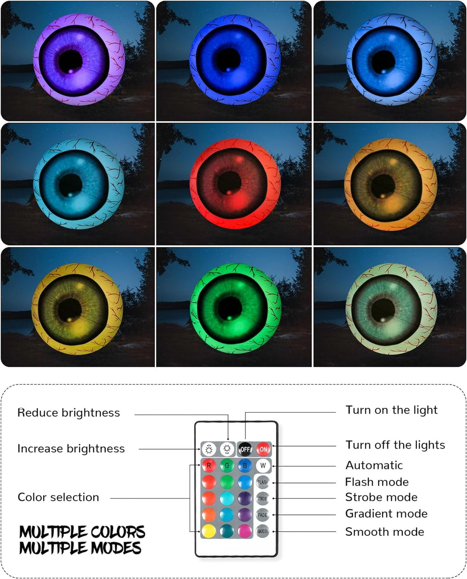 Halloween outdoor large inflatable eyeball decoration