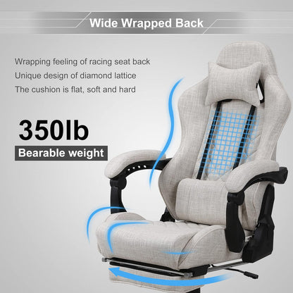 Classic PU Leather Large and Tall Ergonomic Computer Chair