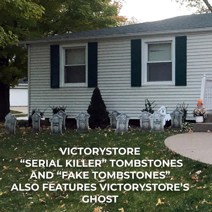 12 Halloween Tombstones for Halloween Cemetery